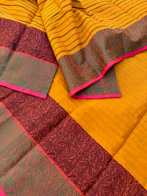 Mangalavastaram - grandest mustard veldhari