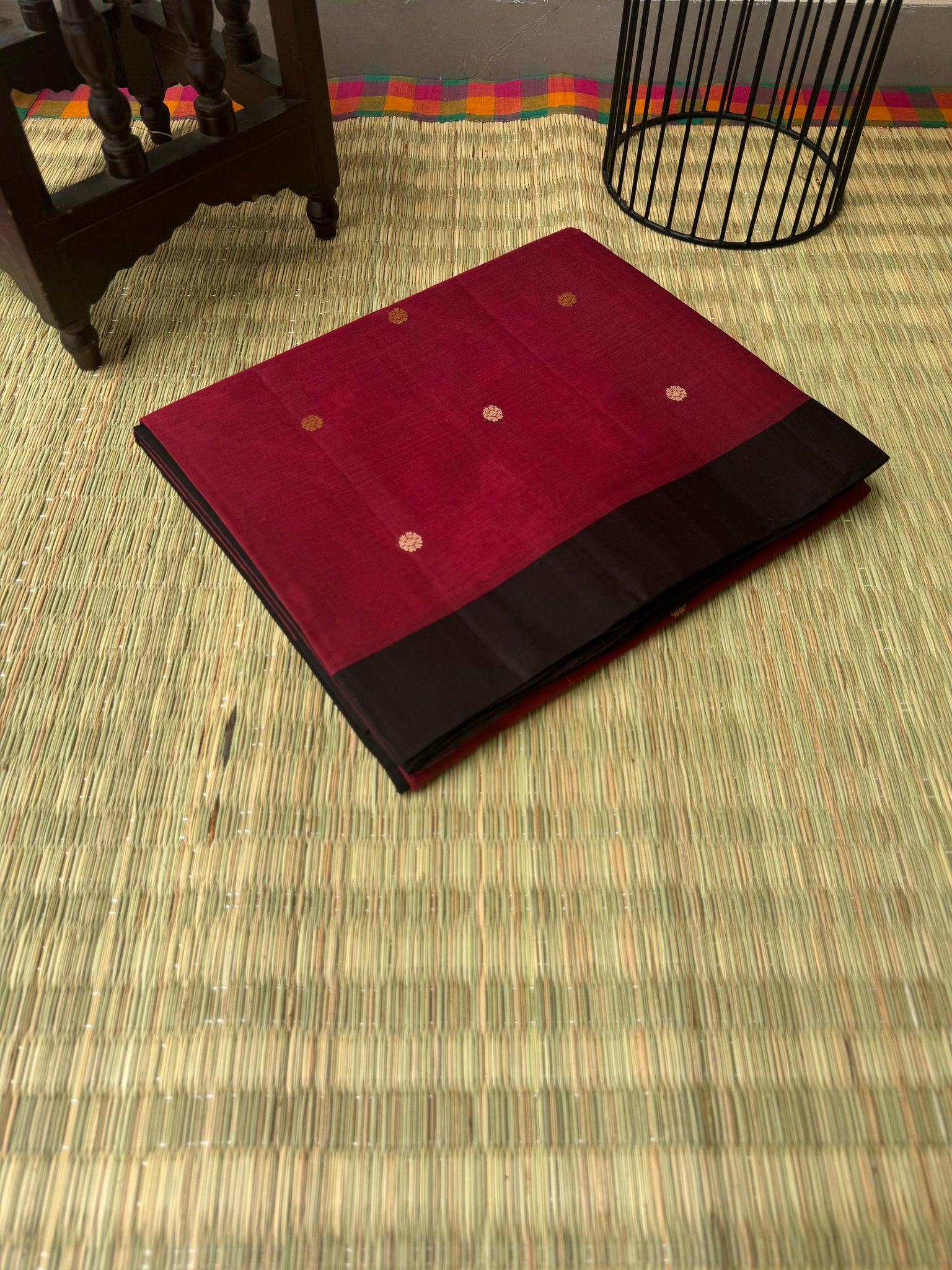 Pragatham - Contrast Play - wine and black