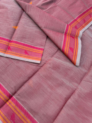 Mangalavastaram - stunning English tone onion peal parrots woven buttas