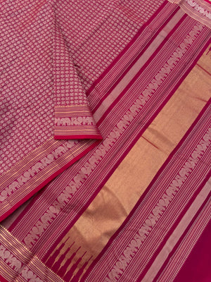 Zari Touched Mangalavastaram - traditional 20000 woven buttas