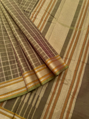 Mangalavastaram - rusty algae green a unique shade with pooja saree