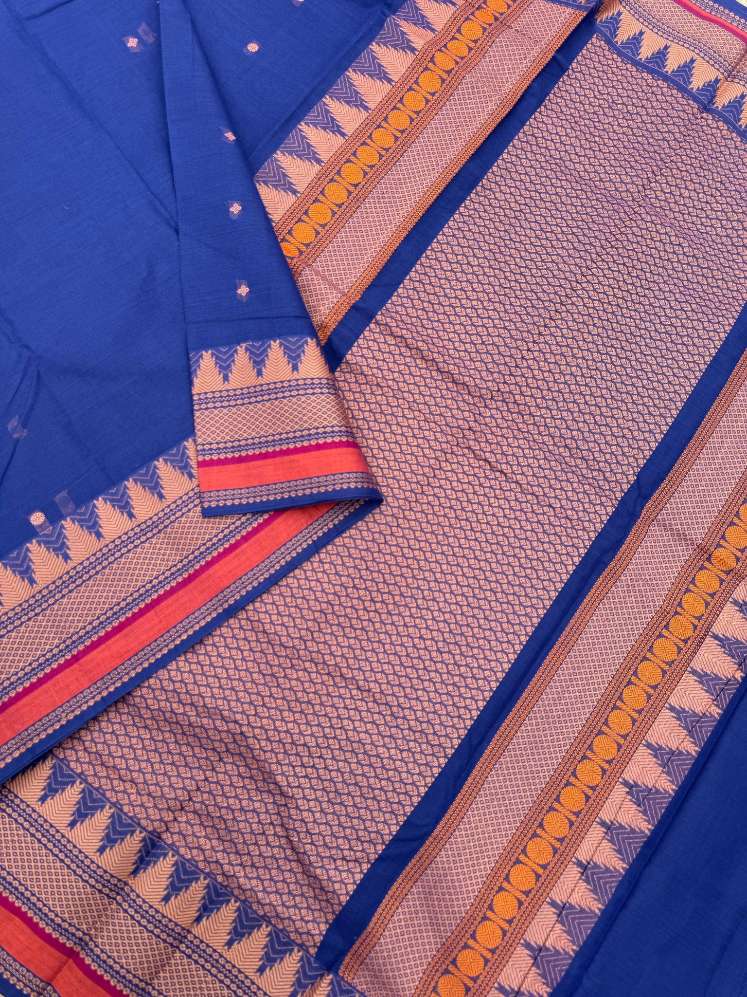 Softer Chettinad - royal blue