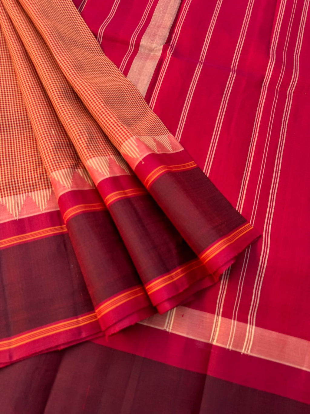 Signature Silk Cotton - beige and aaraku kasa kasa kattam