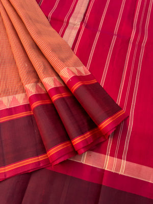 Signature Silk Cotton - beige and aaraku kasa kasa kattam