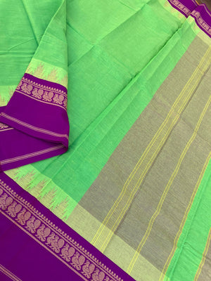 Korvai Stories - fresh green and purple