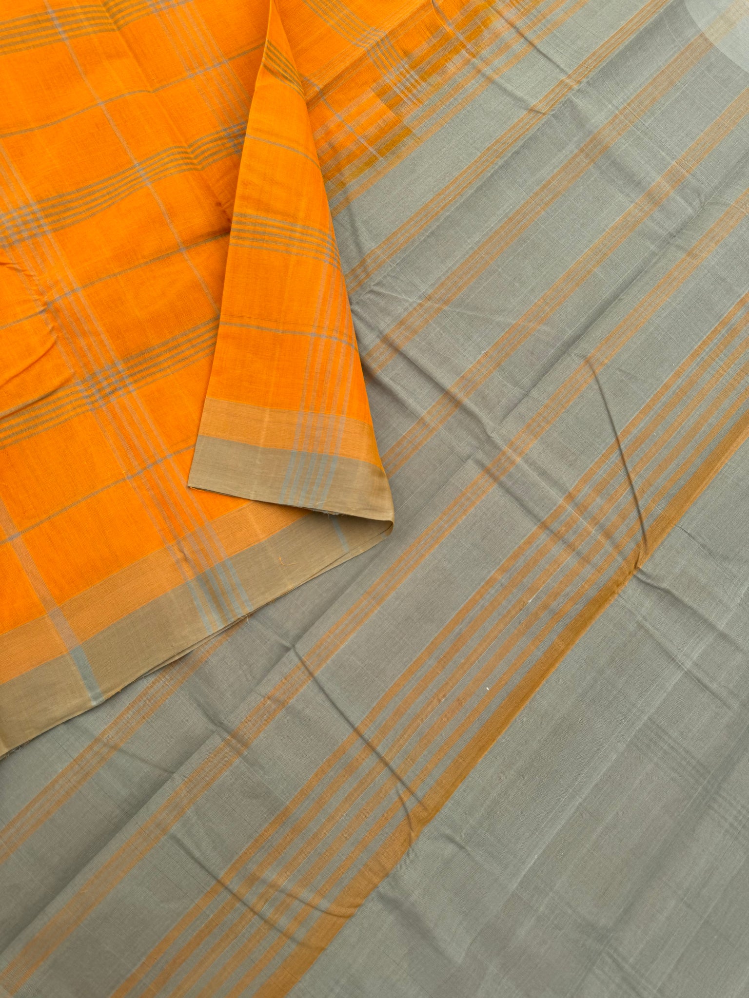 Pragatham - Contrast Play - mustards and greys