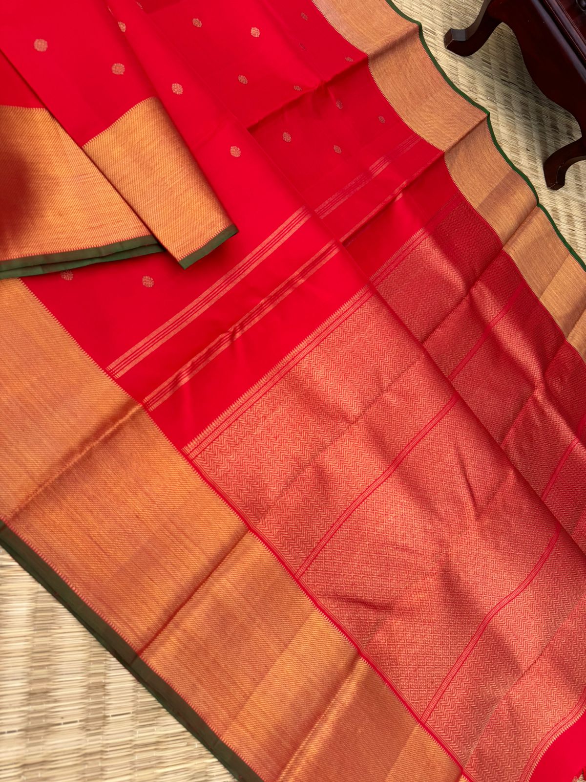 Roja - Our Bestselling Shade of red pink Kanchivarams -