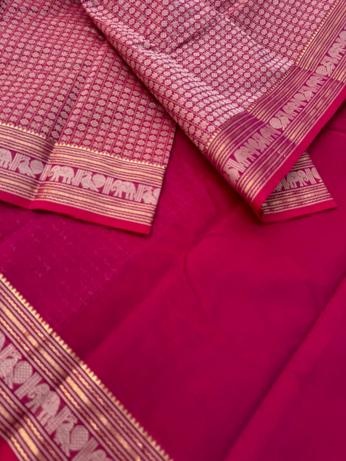 Zari Touched Mangalavastaram - traditional 20000 woven buttas