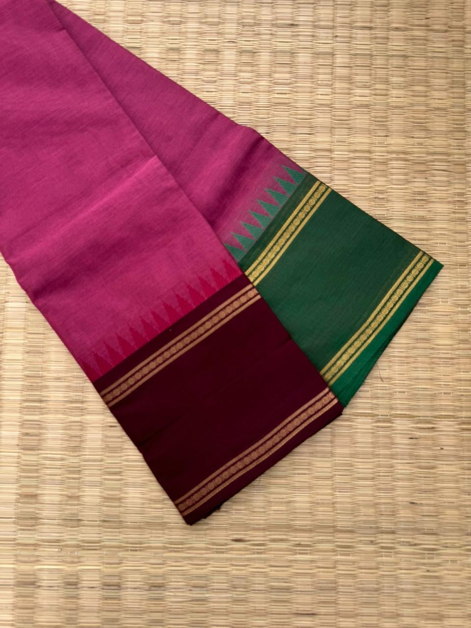 Kanchi X Chettinad -beetroot pink and ganga jammuna