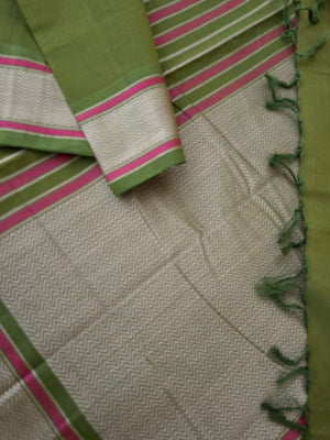 Mangalavastaram - deep olive green