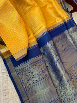 Album Untouched - mustard and navy blue  Lakshadeepam