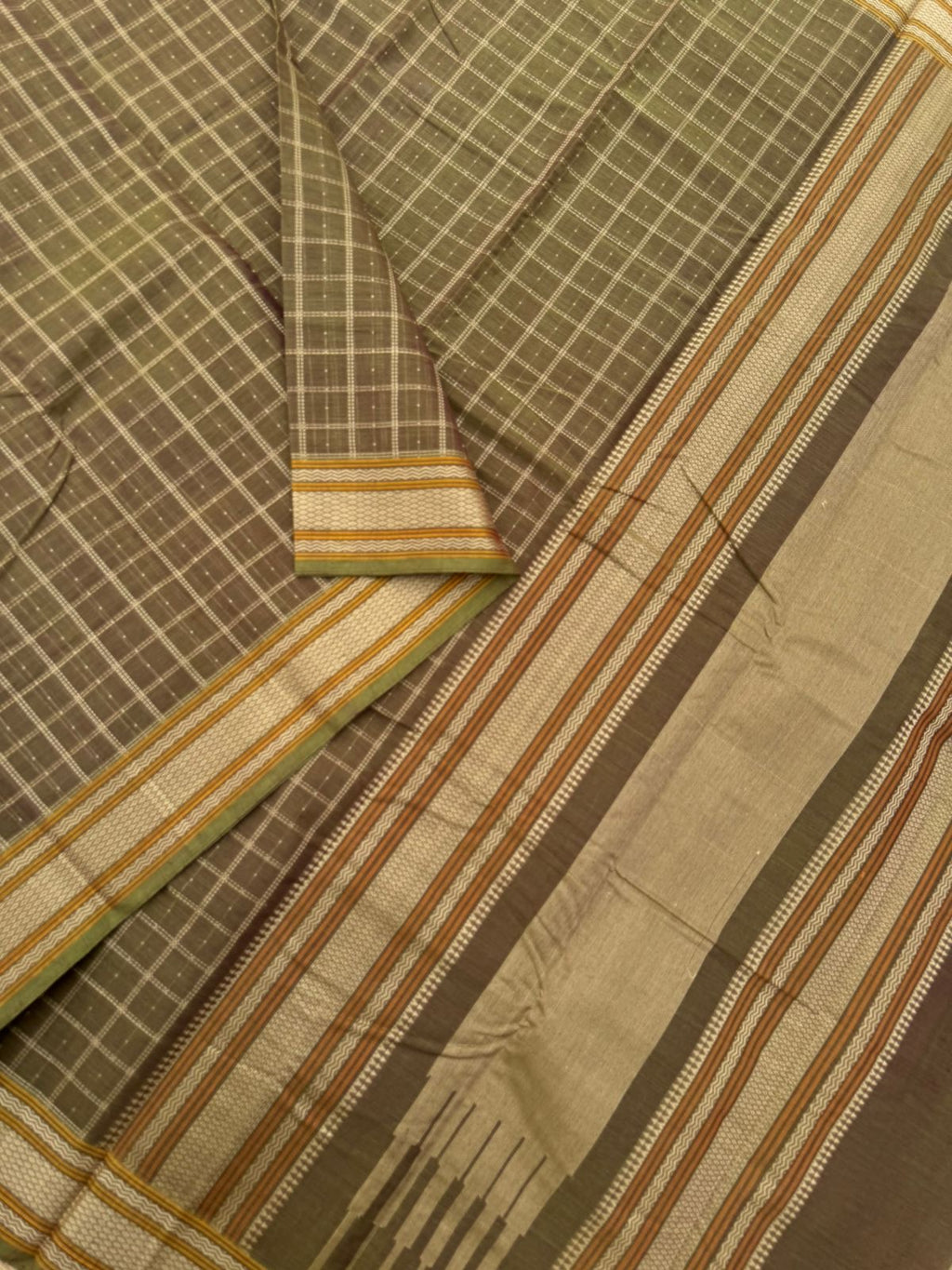 Mangalavastaram - rusty algae green a unique shade with pooja saree