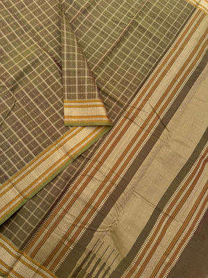 Mangalavastaram - rusty algae green a unique shade with pooja saree
