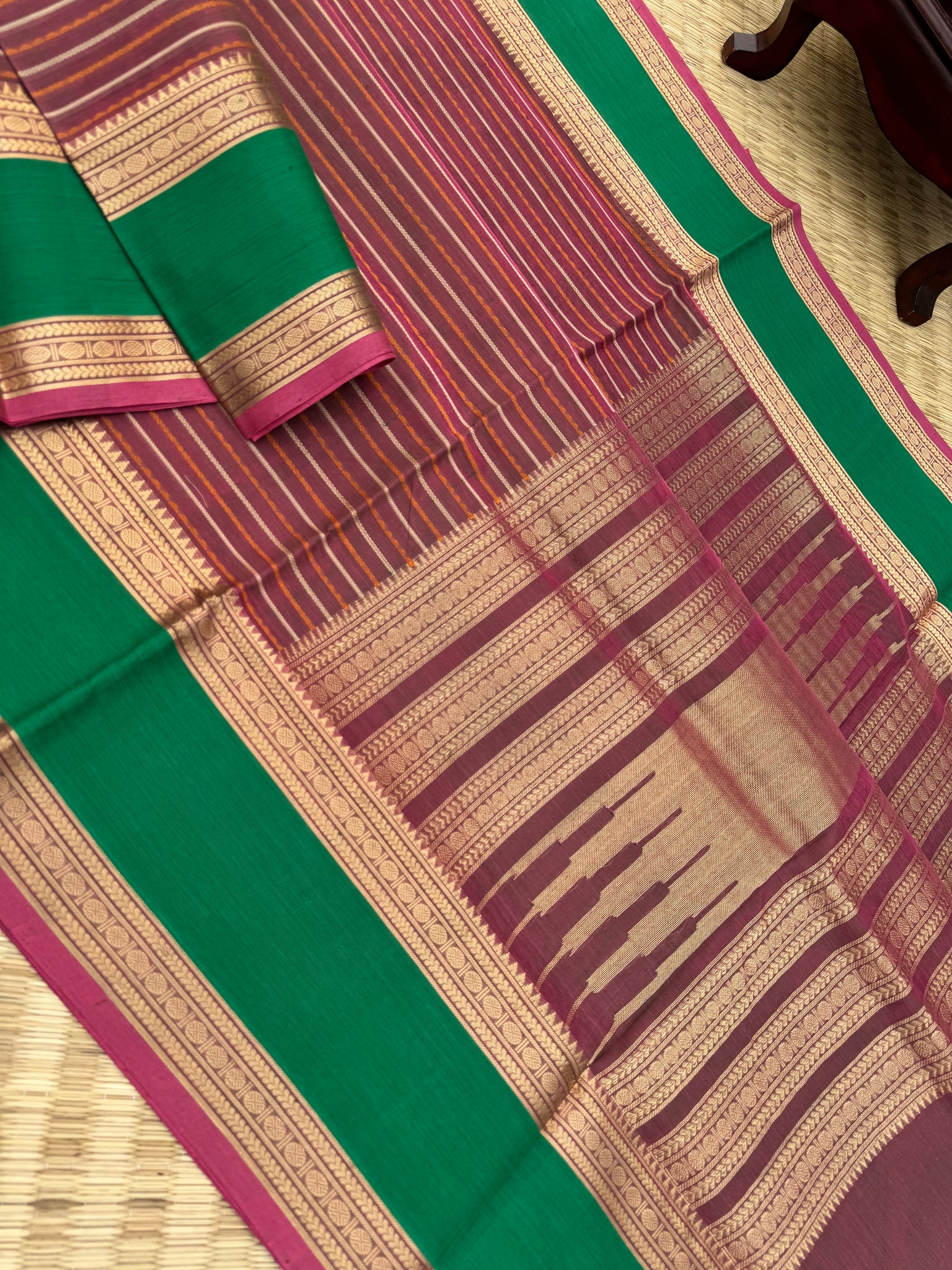 Woven Motifs Silk Cotton - a keva tone veldhari