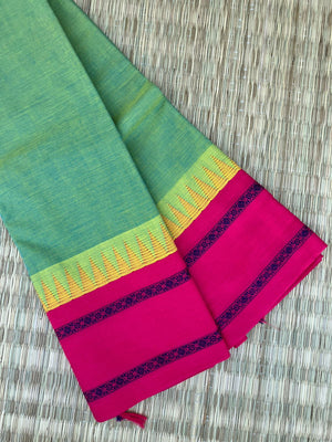 Korvai Stories - pale aqua and pink