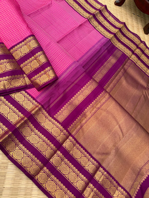 Vintage Ragas on Kanchivarams - What a stunning pink on majentha vaira ...