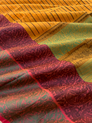 Mangalavastaram - grandest mustard veldhari