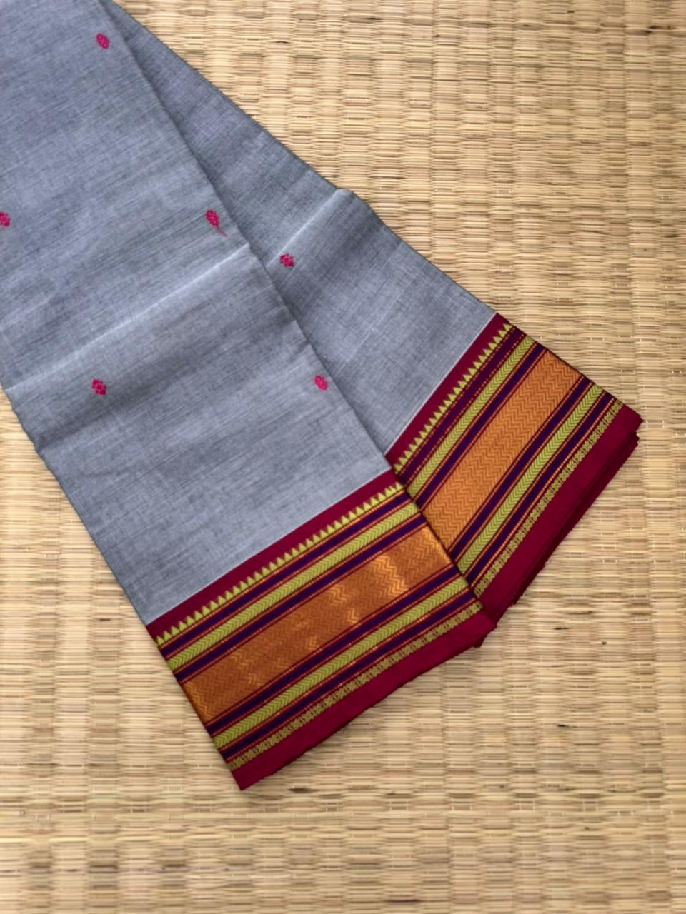 Kanchi X Chettinad - ash grey