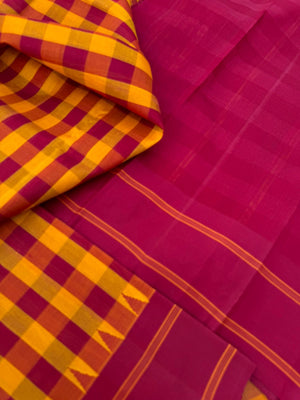 Signature Silk Cotton - traditional at its peak mustard and aaraku kattam