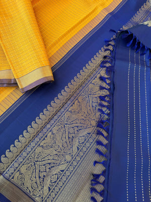 Album Untouched - mustard and navy blue  Lakshadeepam
