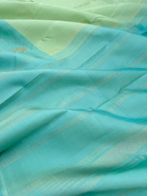 Album Untouched - beautiful pastel pista green with one side broad ice blue borders