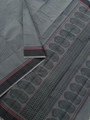 Mangalavastaram - a gorgeous grey lakshadeepam