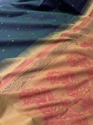 Pragatham - Contrast Play - deep dual tone blue green