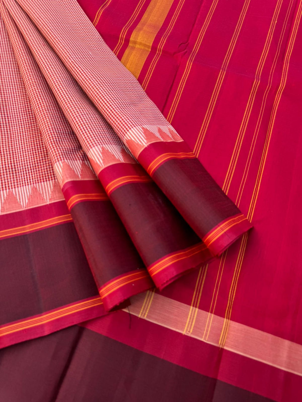 Signature Silk Cotton -unusual red and aaraku kasa kasa kattam