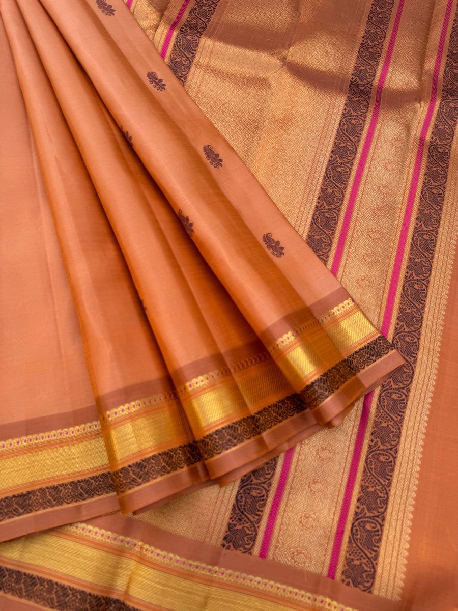 Swarnam - Kanchivarams woven for Generations - a creamy ice cream oran ...
