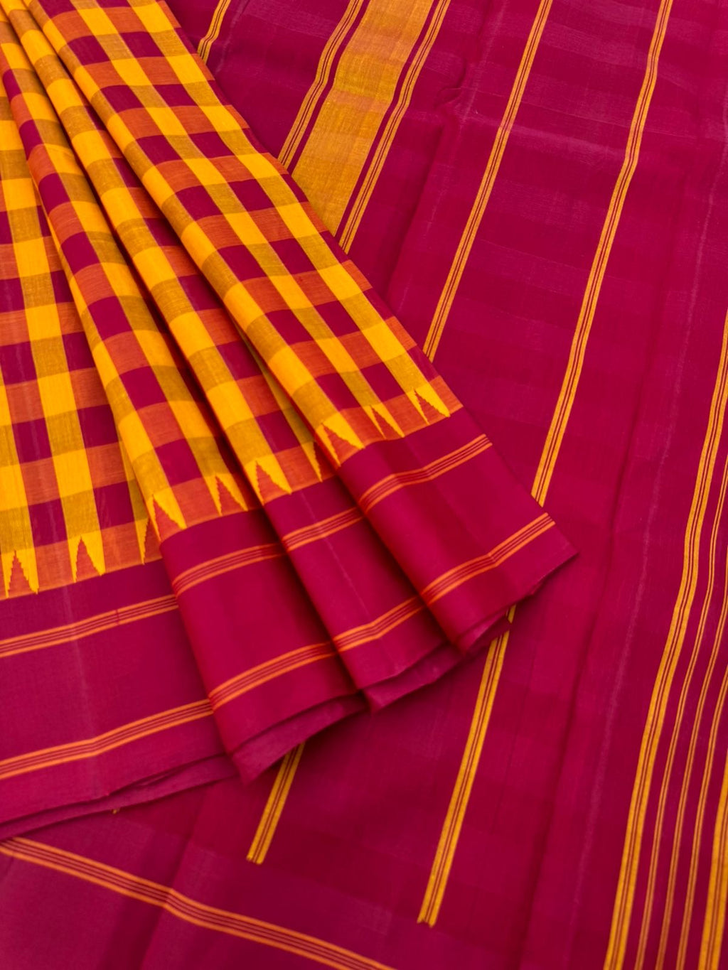 Signature Silk Cotton - traditional at its peak mustard and aaraku kattam
