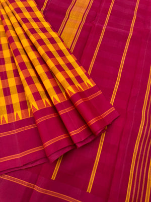Signature Silk Cotton - traditional at its peak mustard and aaraku kattam