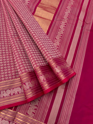 Zari Touched Mangalavastaram - traditional 20000 woven buttas
