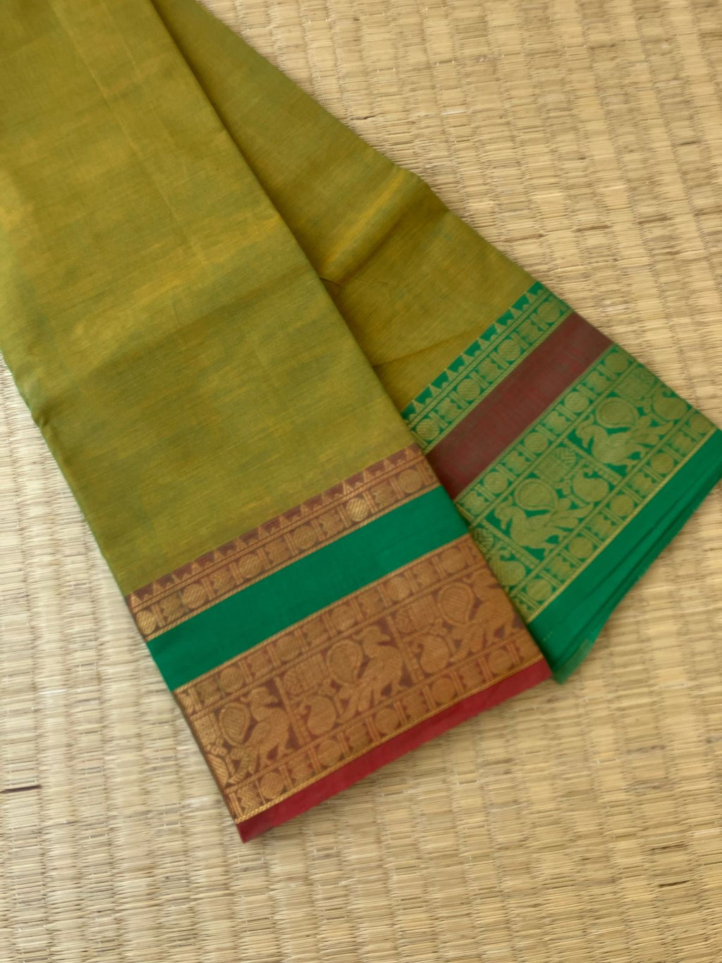 Kanchi X Chettinad -mustard mixed green