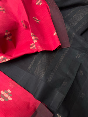 Pragatham - Contrast Play - red and black