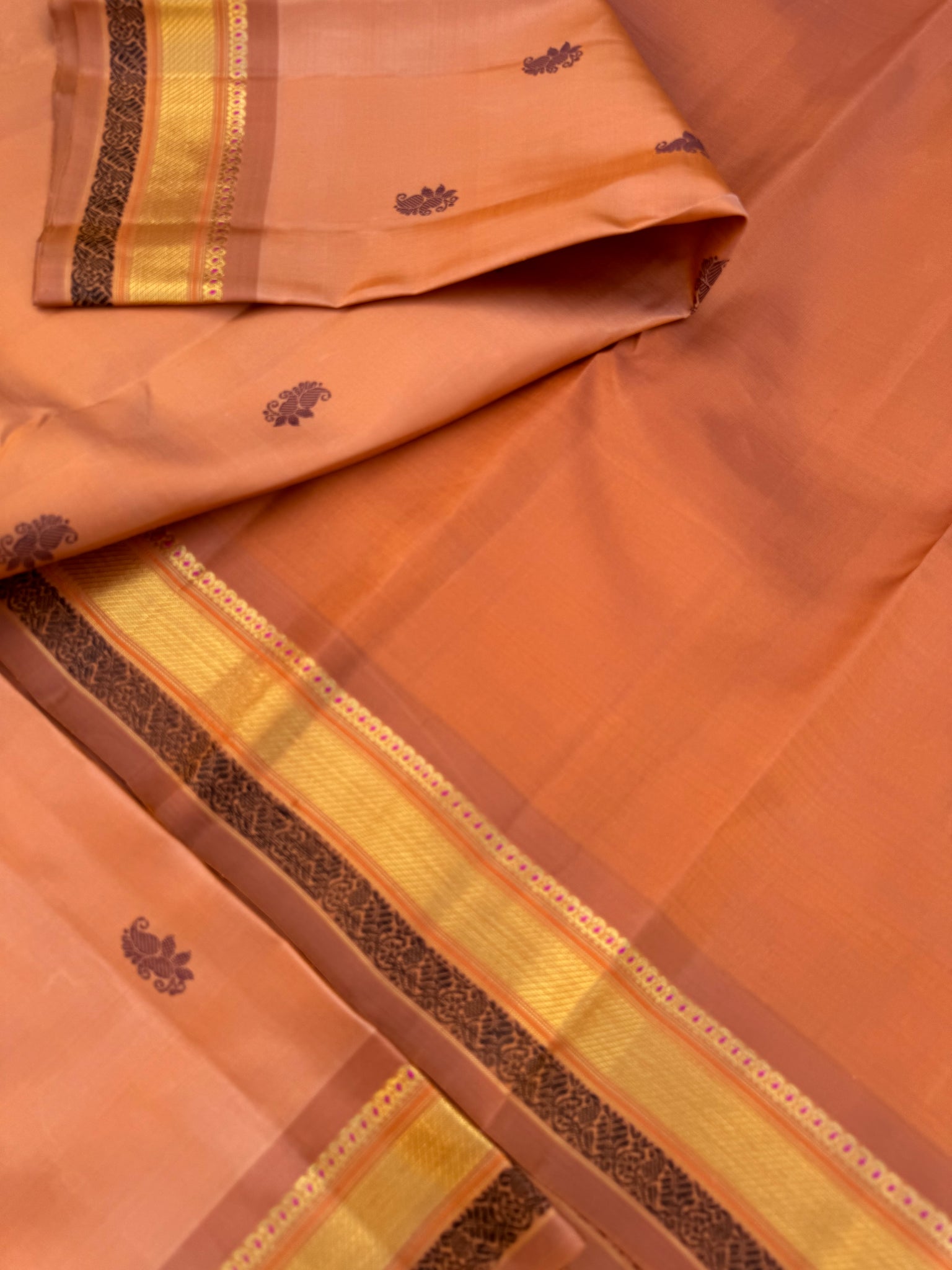 Swarnam - Kanchivarams woven for Generations - a creamy ice cream oran ...