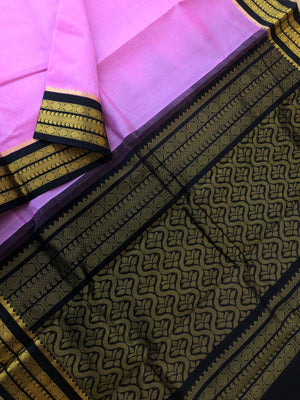 Bliss of Korvai Silk Cottons - rose lavender