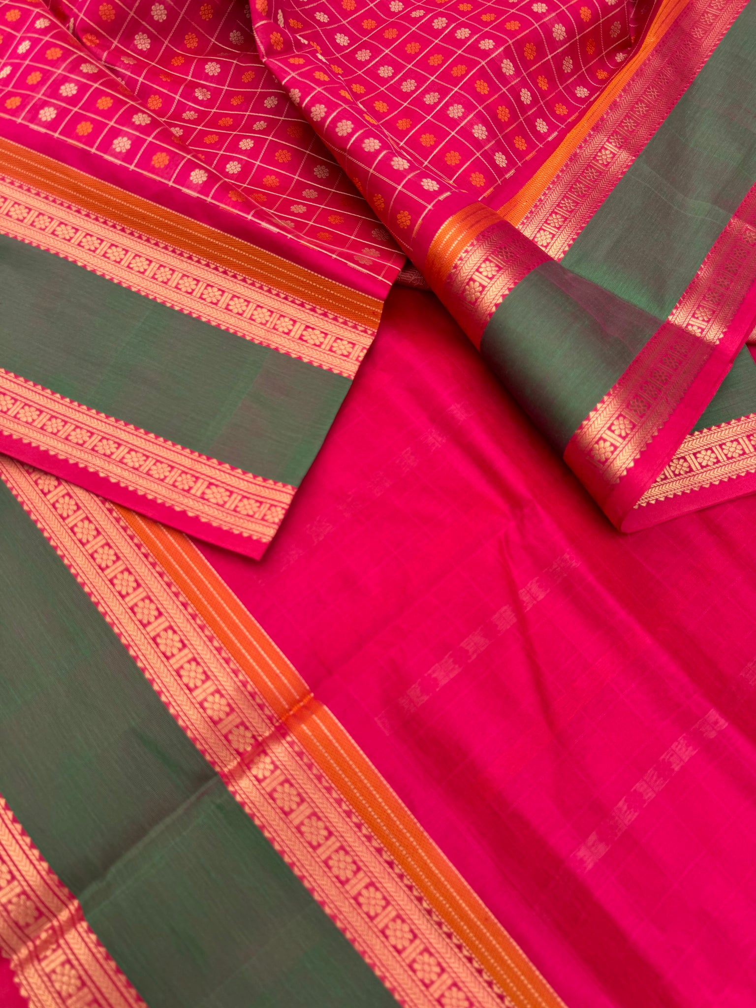 Woven Motifs Silk Cotton - pink 1000 buttas