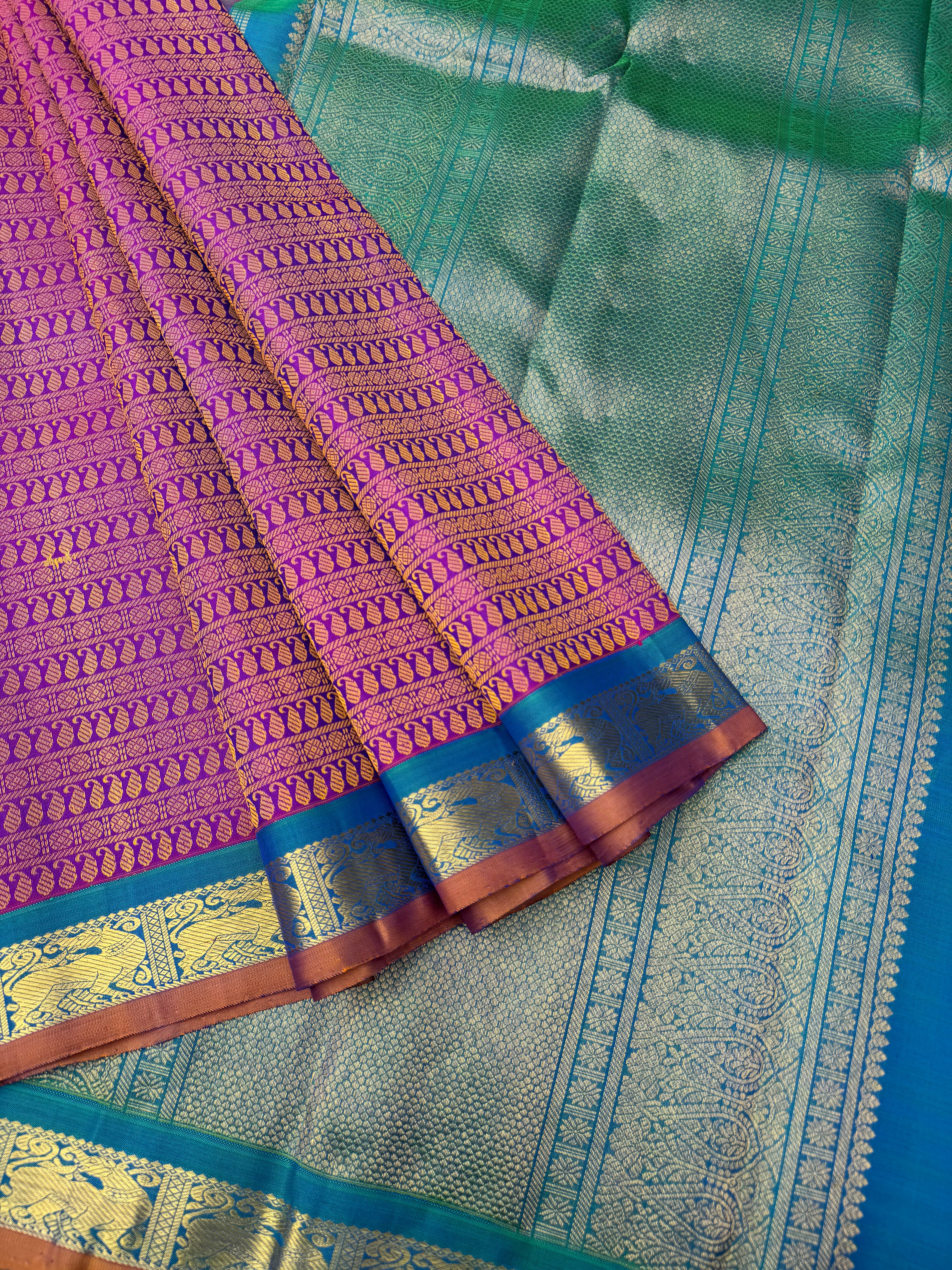 No zari - Zero zari Kanchivaram – Chettinad Handloom