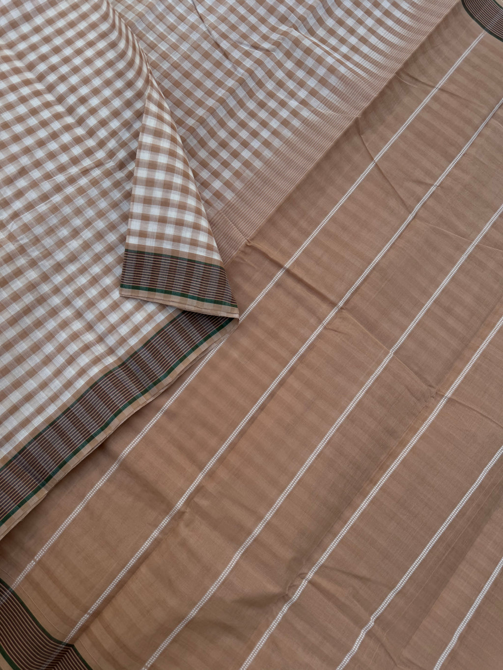 Pragatham - Contrast Play - cream and biscuits and  off whites