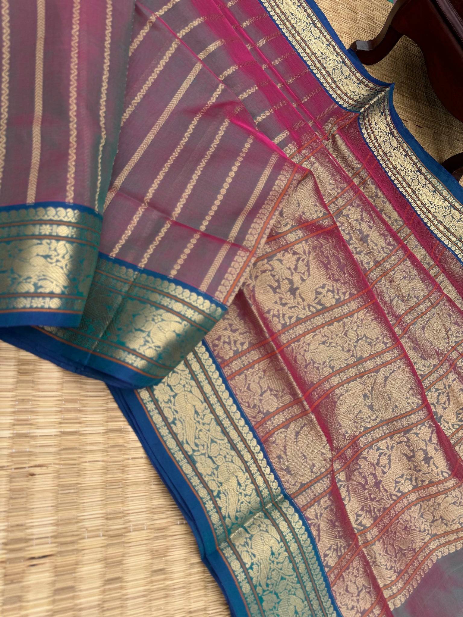 Zari Kissed Silk Cotton -