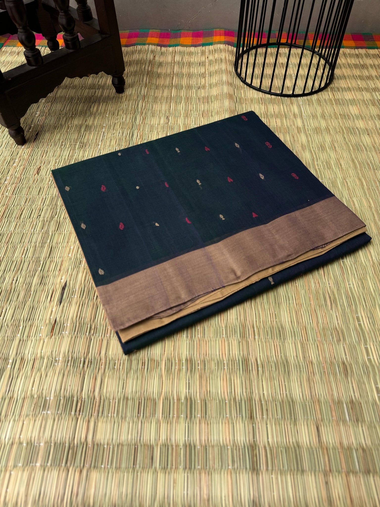 Pragatham - Contrast Play - deep dual tone blue green