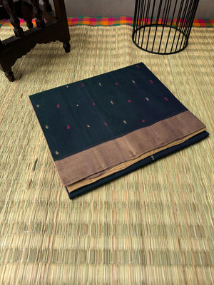 Pragatham - Contrast Play - deep dual tone blue green