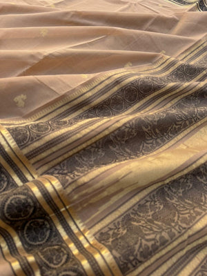 Zari Touched Mangalavastaram - sandal wood tone