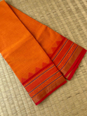 Kanchi X Chettinad - tangee orange