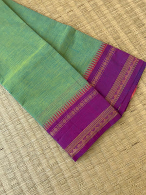 Kanchi X Chettinad - pale aqua dual tone