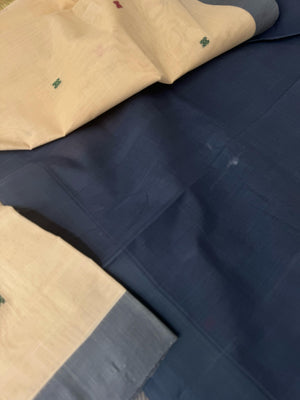 Pragatham - Contrast Play - off white and grey