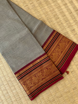 Kanchi X Chettinad - ash grey