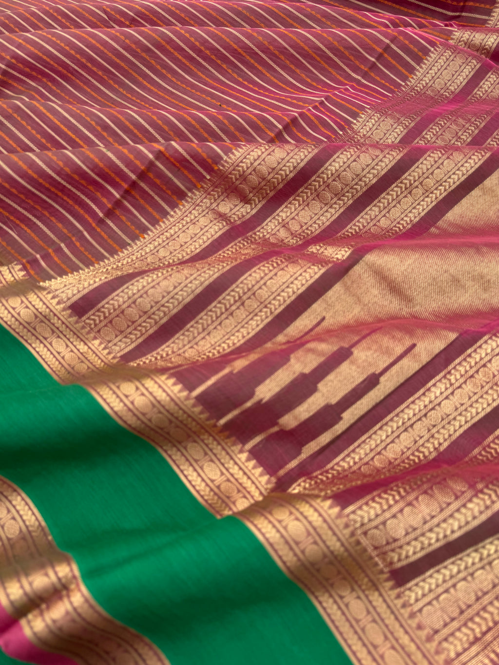 Woven Motifs Silk Cotton - a keva tone veldhari