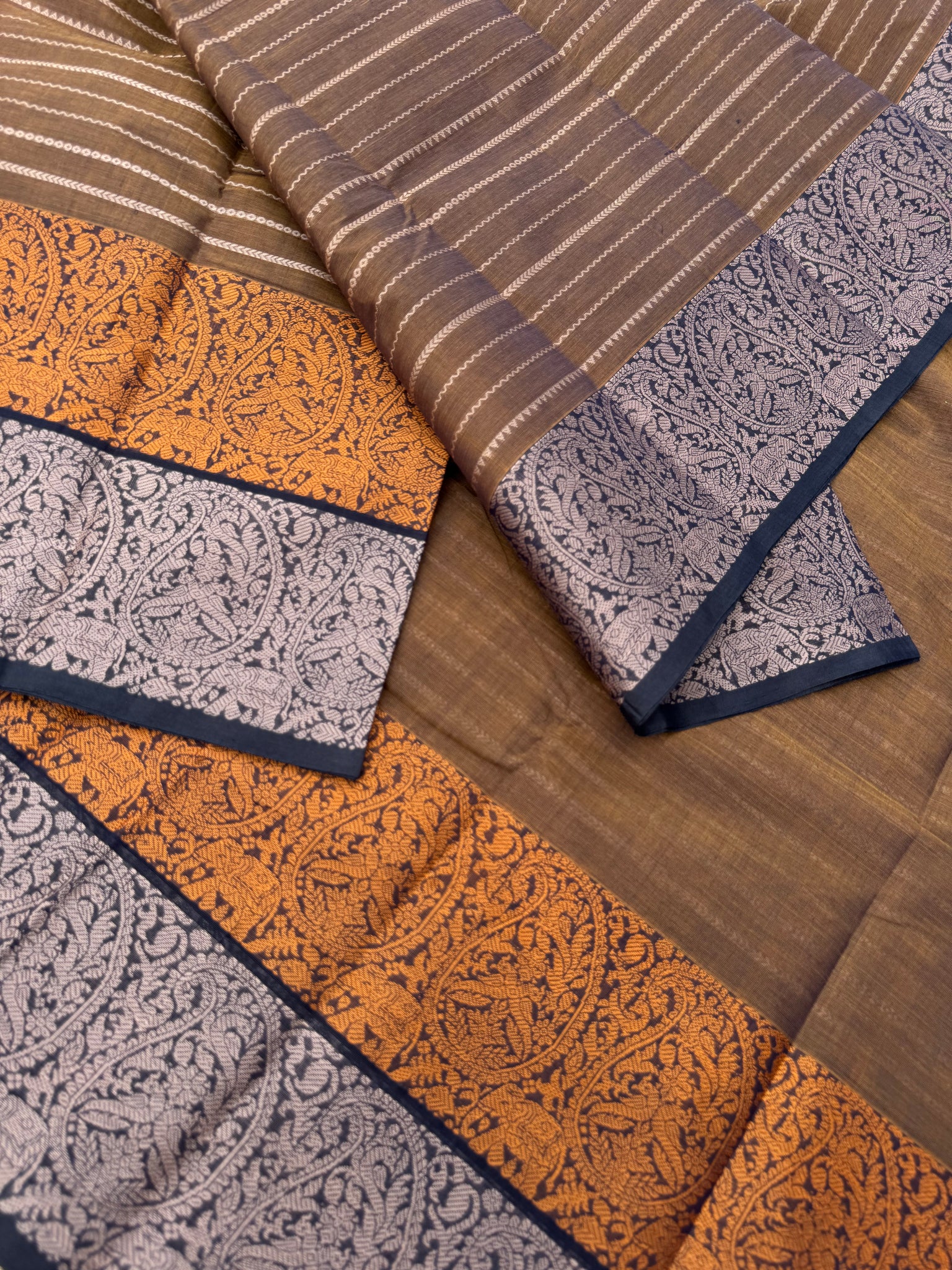 Mangalavastaram - the bronze tone grandest veldhari