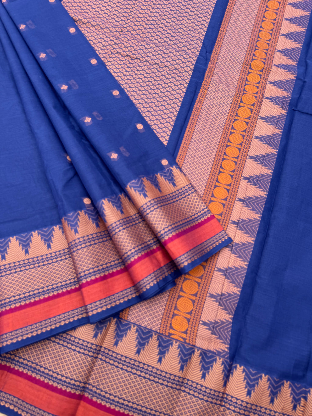 Softer Chettinad - royal blue